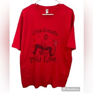 Chuckmate You Lose! Chuck Norris Graphic T-Shirt Size Large NWT